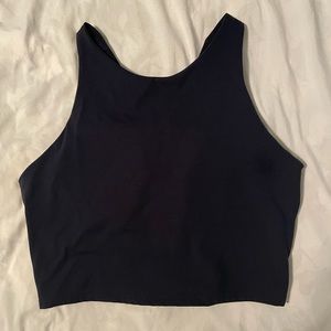 Navy Gottex Longline Sports Bra Top